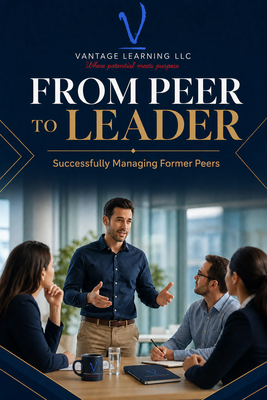 From Peer to Leader: Complete 4-Hour Training Workshop for Newly Promoted Managers