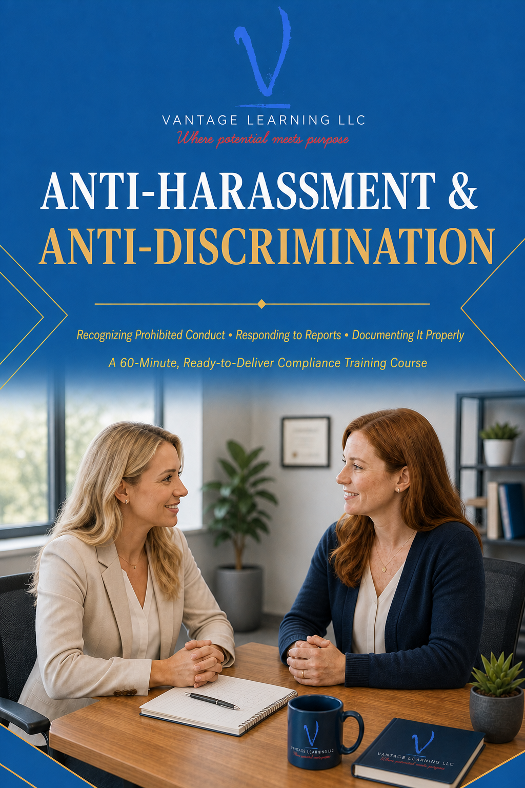 Anti-Harassment & Anti-Discrimination: Ready-to-Deliver 60-Minute Manager Training